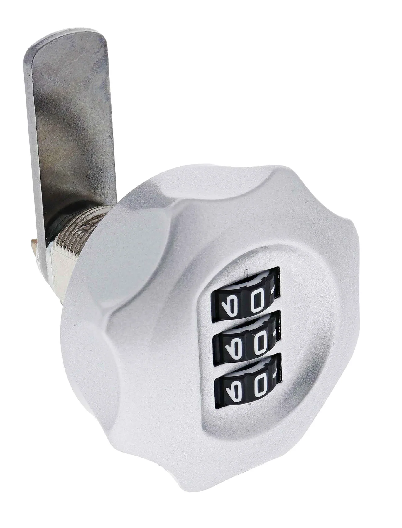 Code Letterbox Lock - Satin Steel
